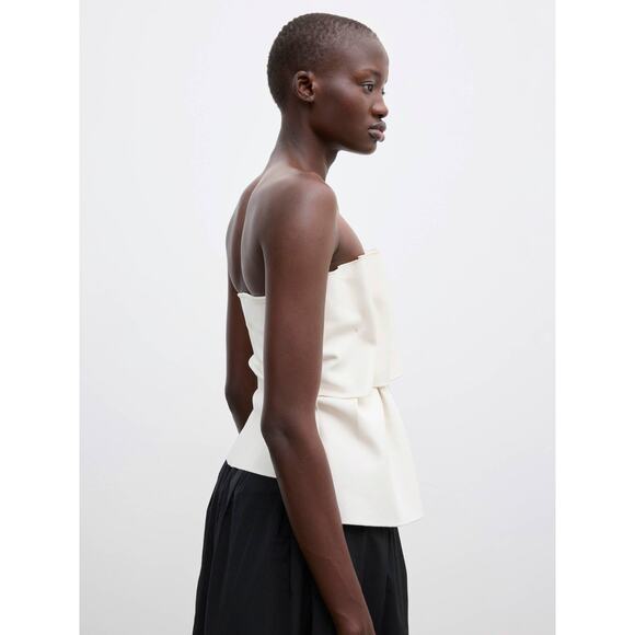 House Of Dagmar Sculpted Tube Top Ivory - 36/S - Picture 4 of 6